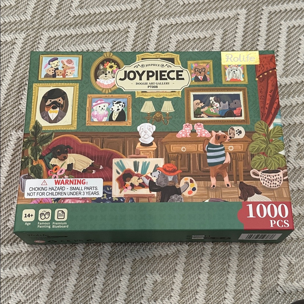 Robotime Doggie Art Gallery | 1,000 Piece Jigsaw Puzzle *NWT